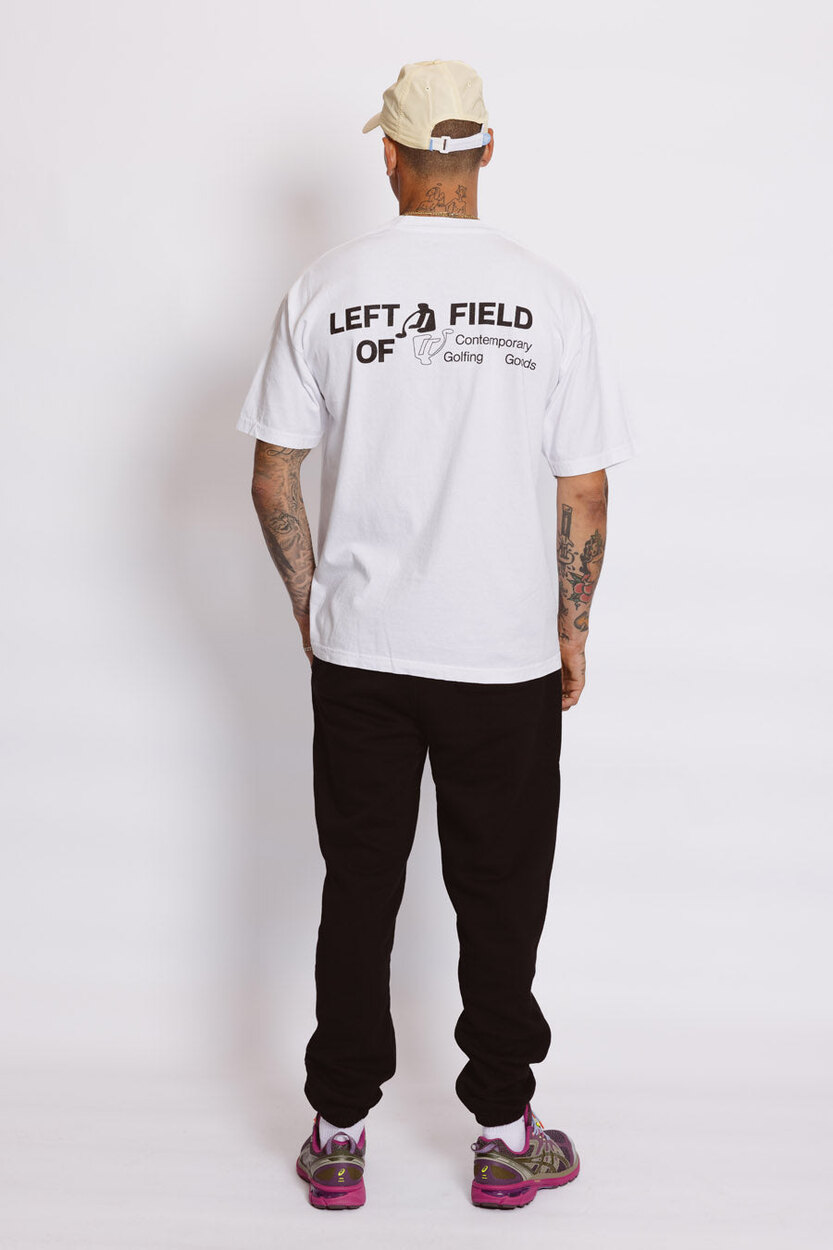 Huskisson Tee - White Left of Field Golf