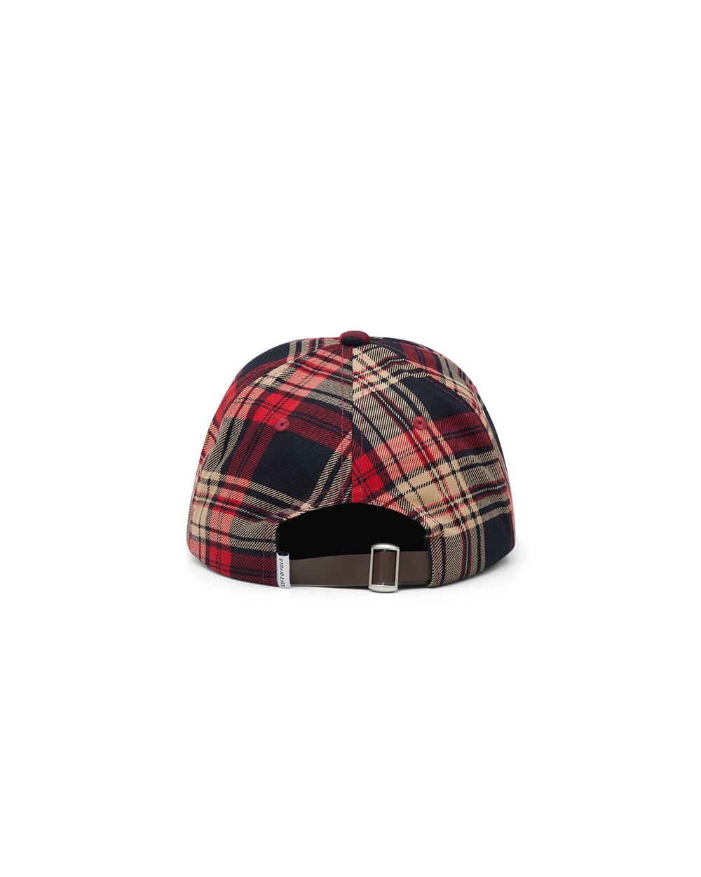 Heritage Plaid Cap Red Left of Field Golf