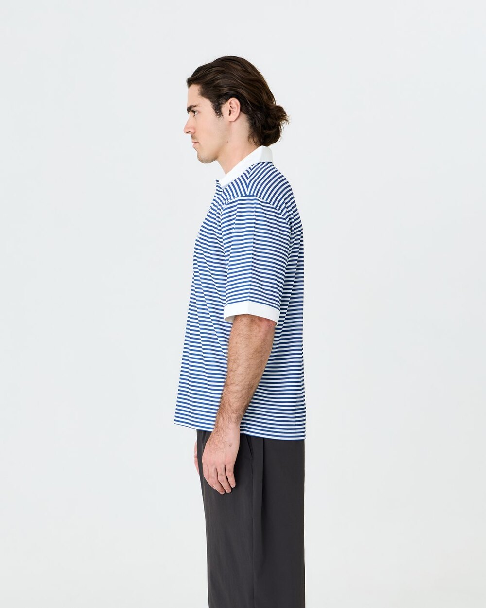 Mornington Polo Blue/White Stripe Left of Field Golf