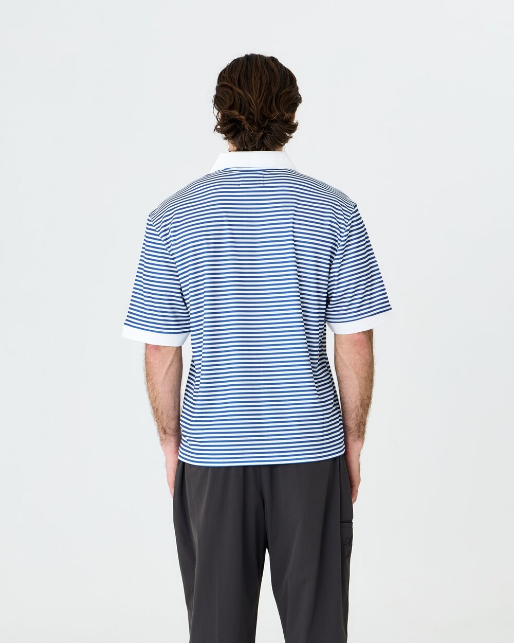 Mornington Polo Blue/White Stripe Left of Field Golf