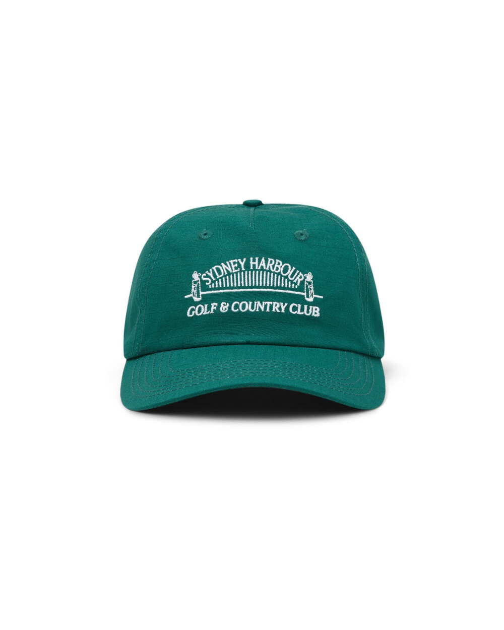 Left of Field Golf Sydney Harbour Golf and Country Club cap, an invented club