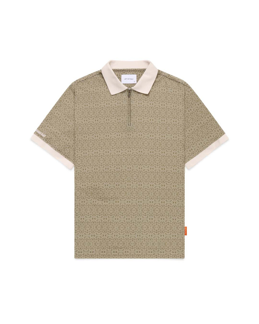 Era Golf Polo Beige/Brown Left of Field Golf