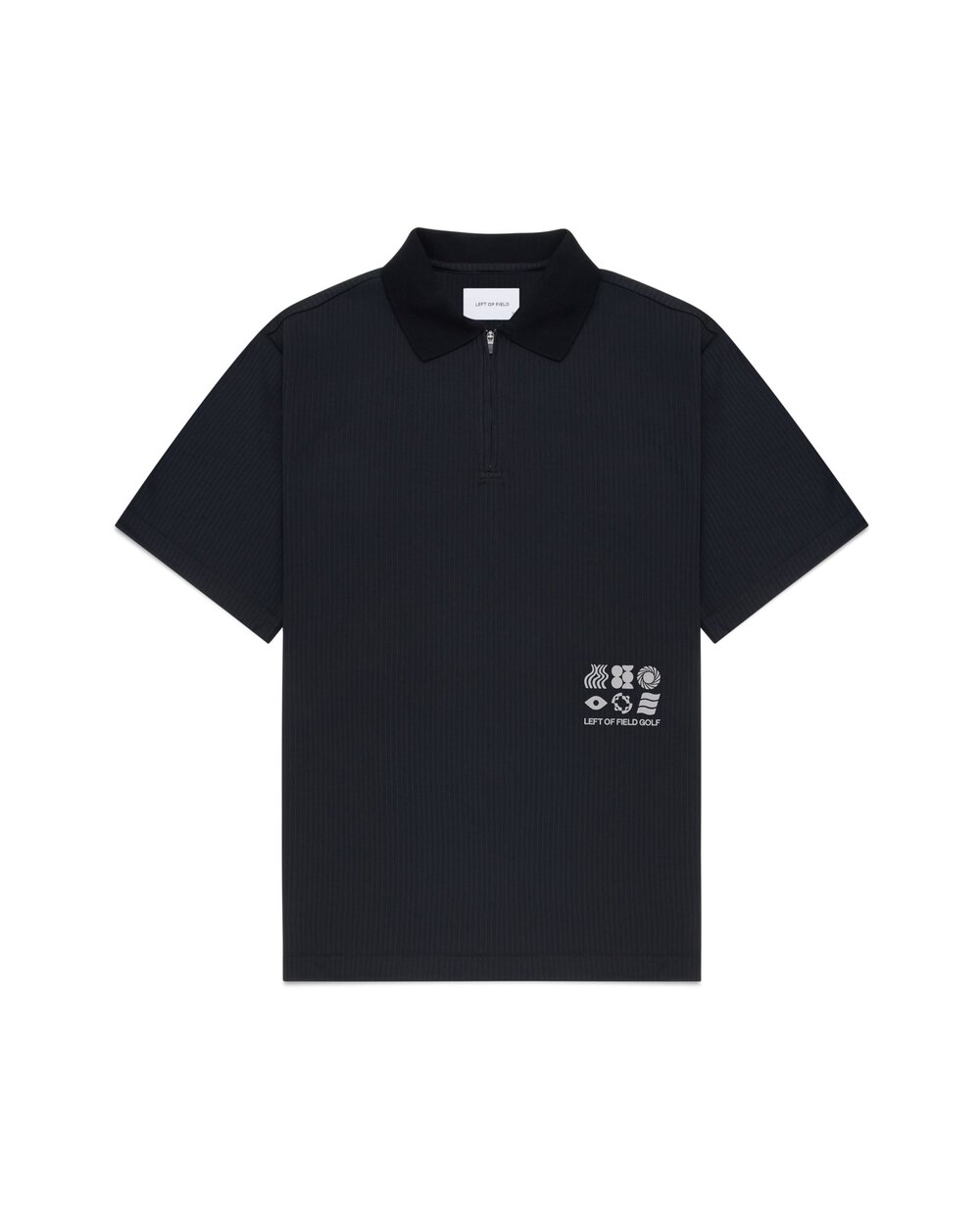 Bass Polo - Black Left of Field Golf
