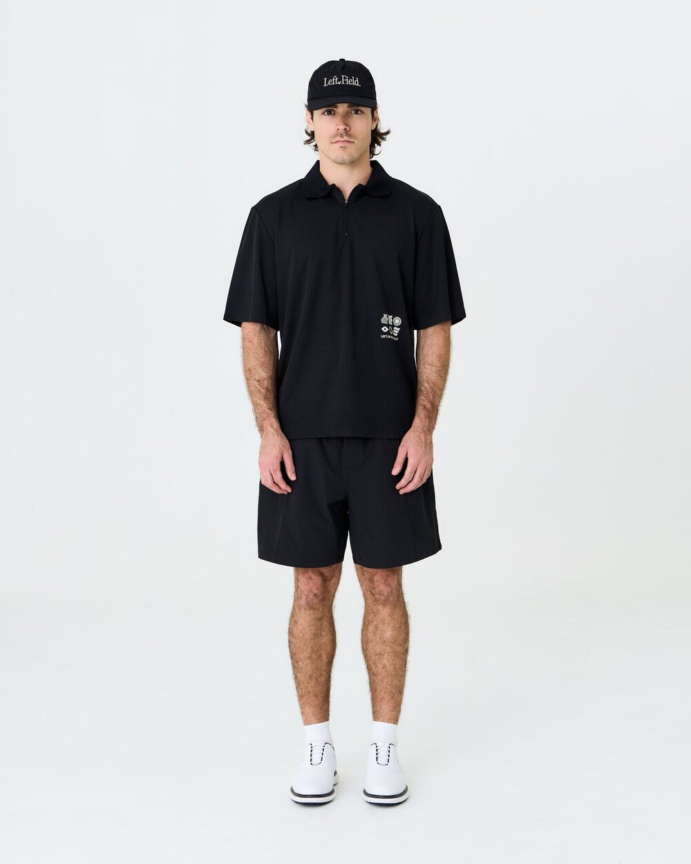Bass Polo - Black Left of Field Golf