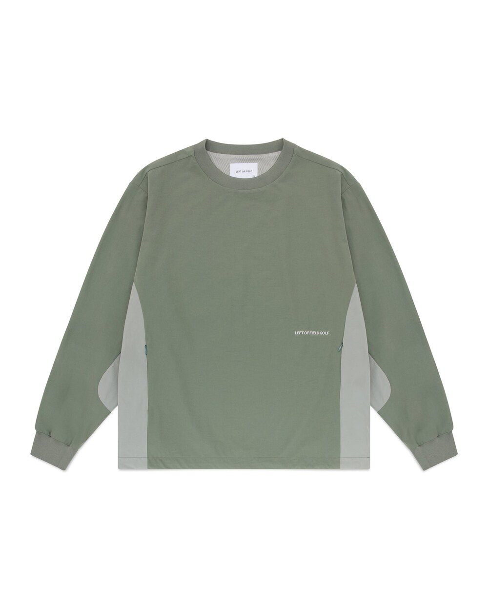 Bridport Crewneck Pullover - Green Left of Field Golf