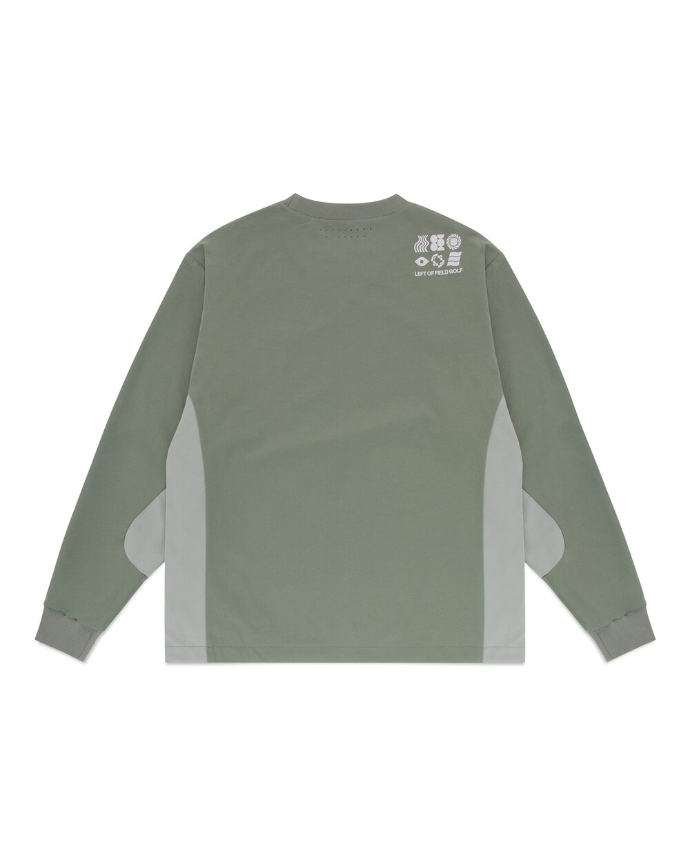Bridport Crewneck Pullover - Green Left of Field Golf