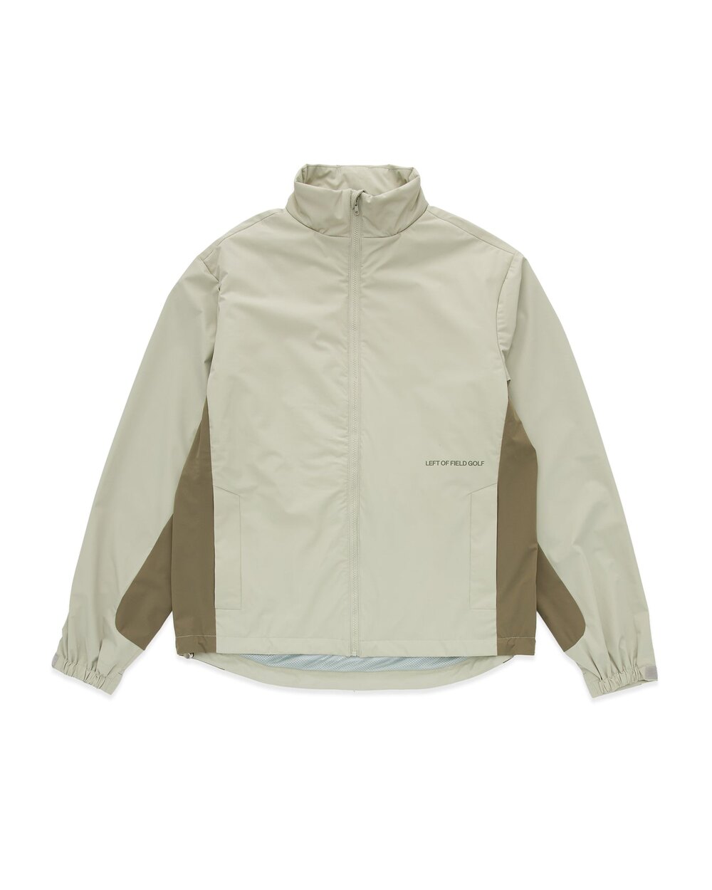 Elements Weather Jacket - Sand/Moss Left of Field Golf