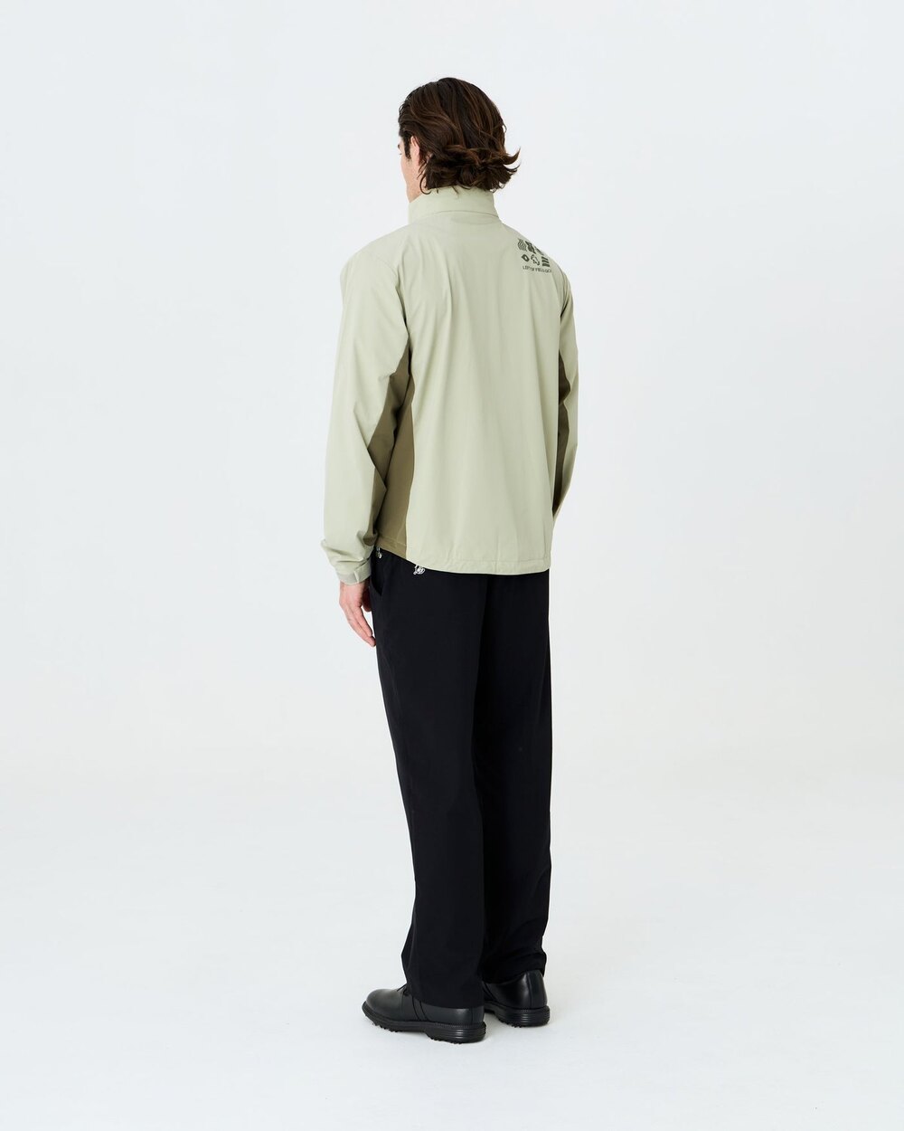Elements Weather Jacket - Sand/Moss Left of Field Golf
