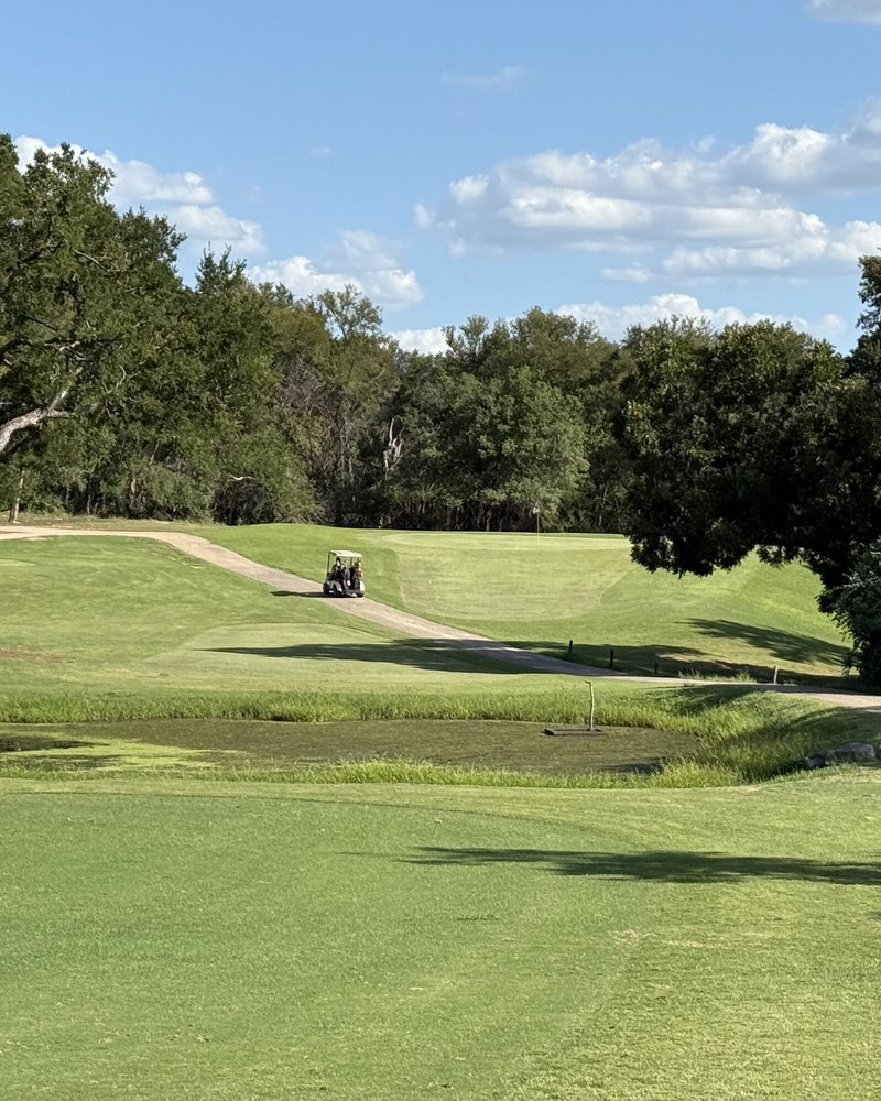 Water guarding the 16th at Lions Municipal