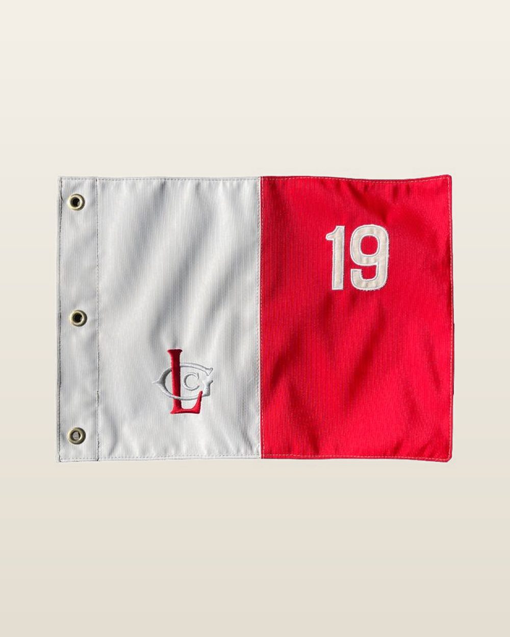 Local GC 19th Hole Flag Red and oyster · view 1 of 1