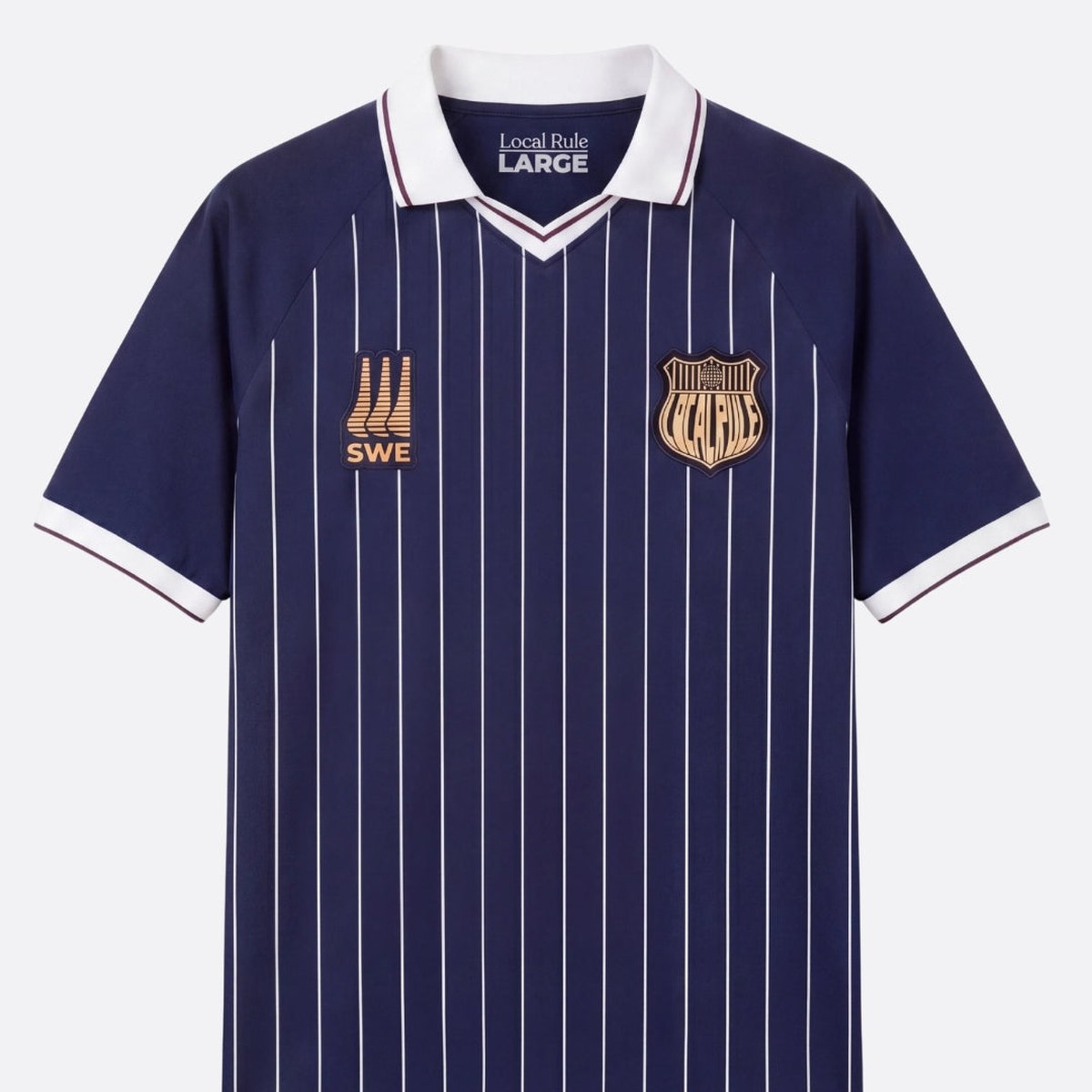 Local Rule &mdash; Football Jersey | Striped Navy