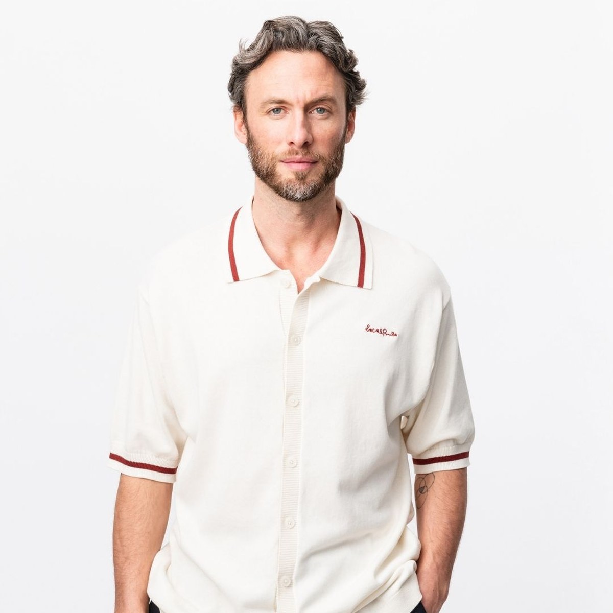 Local Rule &mdash; Knit Polo | Off-White