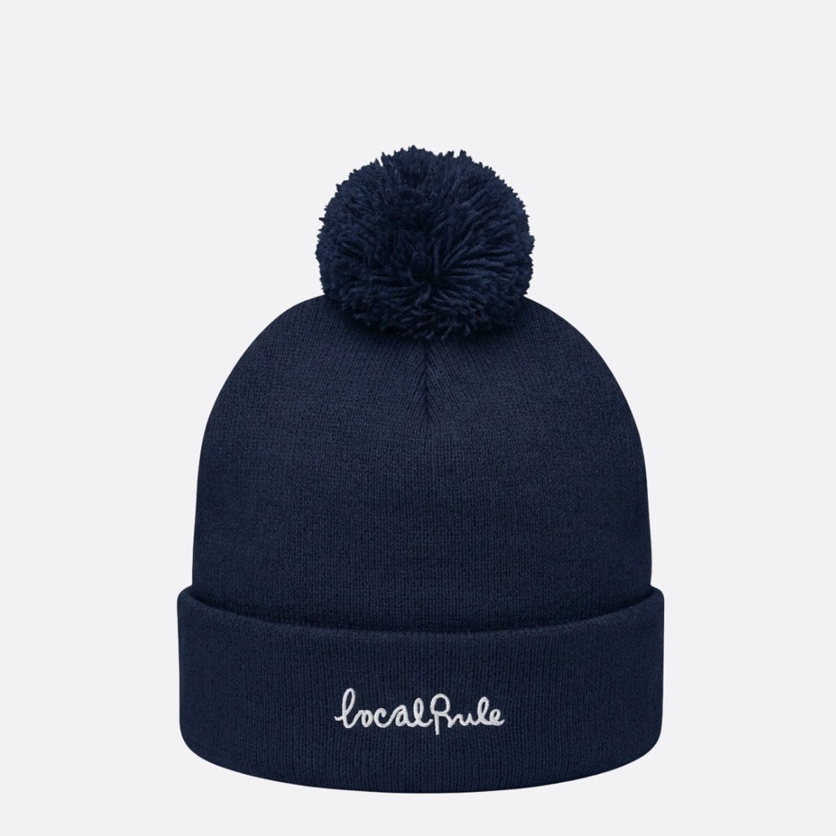 Local Rule &mdash; Pom Pom Beanie | Navy
