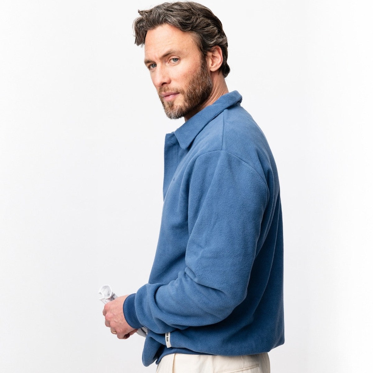 Local Rule &mdash; Q-zip Fleece Sweatshirt | Light Blue