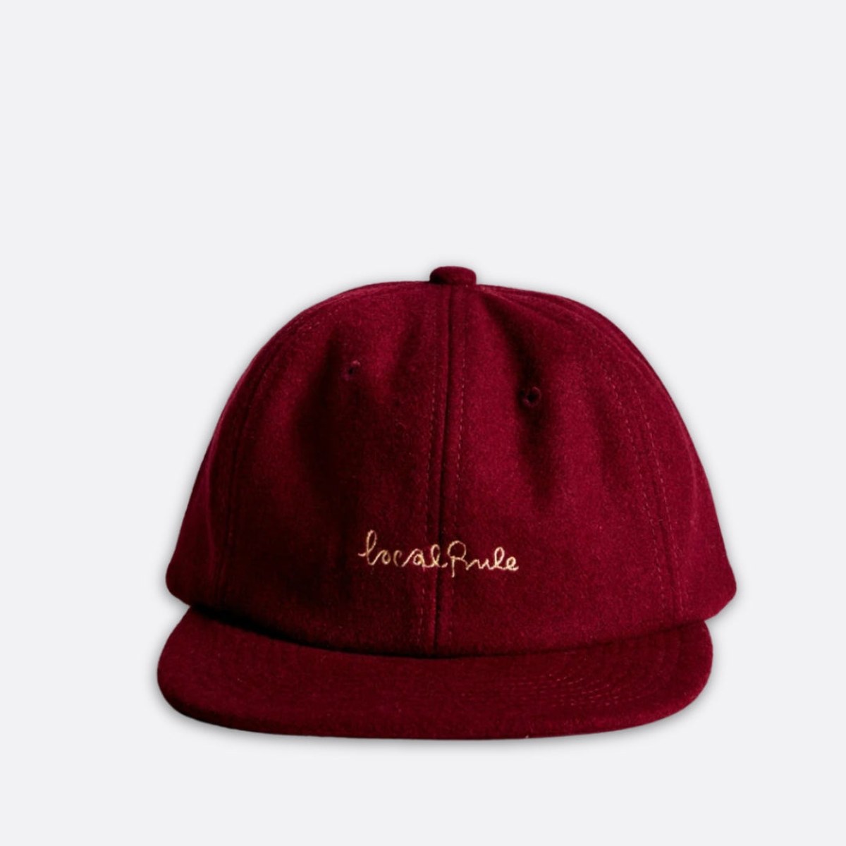 Local Rule &mdash; Wool Cap | Burgundy