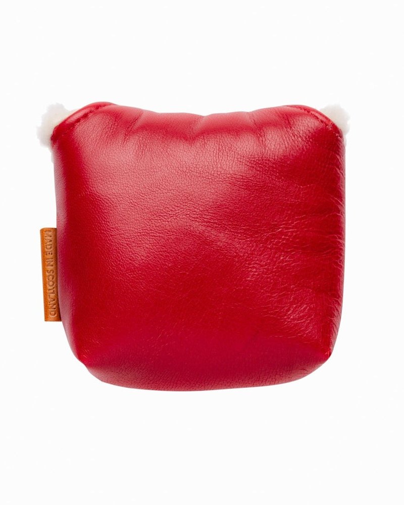 Fyfe Golf GT Rosso Scuderia red leather mallet putter cover · view 1 of 4