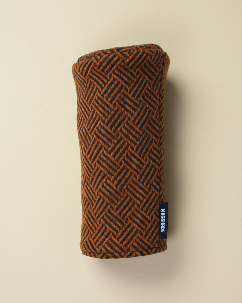 Mogshade Tiles headcover in olive and orange · view 2 of 3