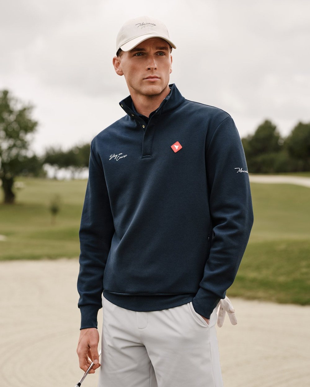 Macade Airlite Henley Sweater Navy · view 1 of 4