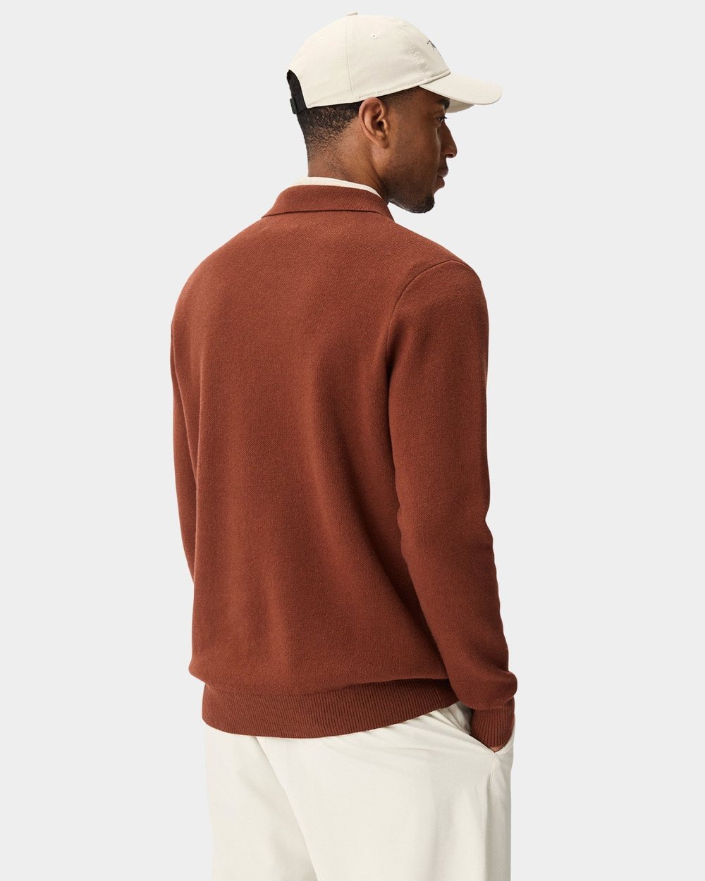Macade Club Knit Polo Rust · view 4 of 4