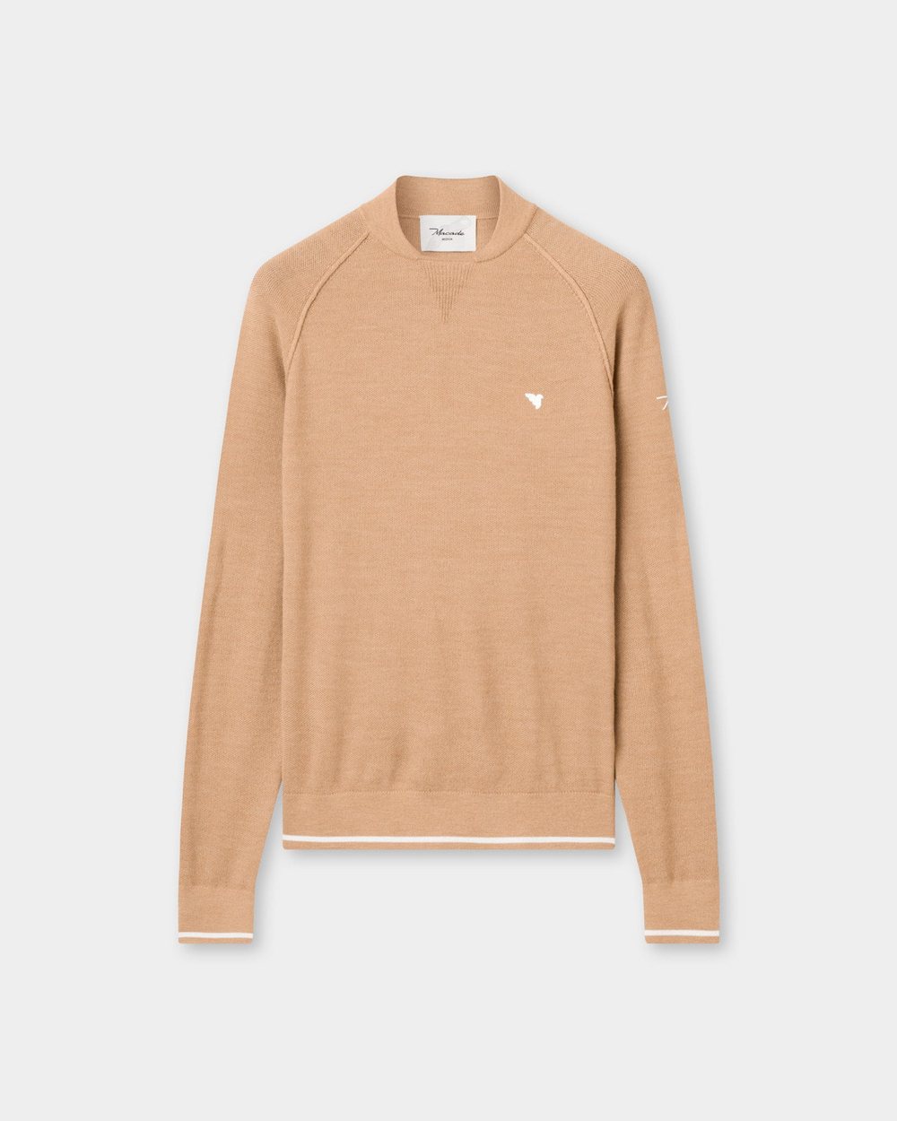 Macade Flow Light Bomber Neck Camel · Knit Capsule · view 2 of 4