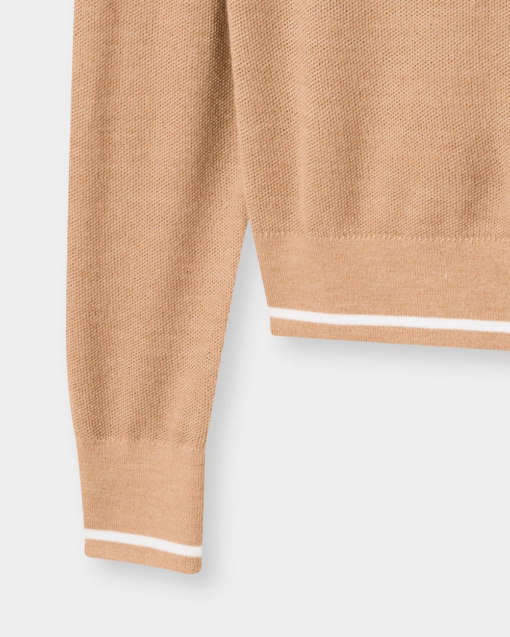 Macade Flow Light Bomber Neck Camel · Knit Capsule · view 4 of 4