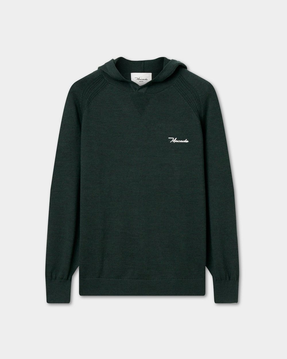 Macade Flow Light Knit Hoodie Pine · Knit Capsule · view 2 of 4