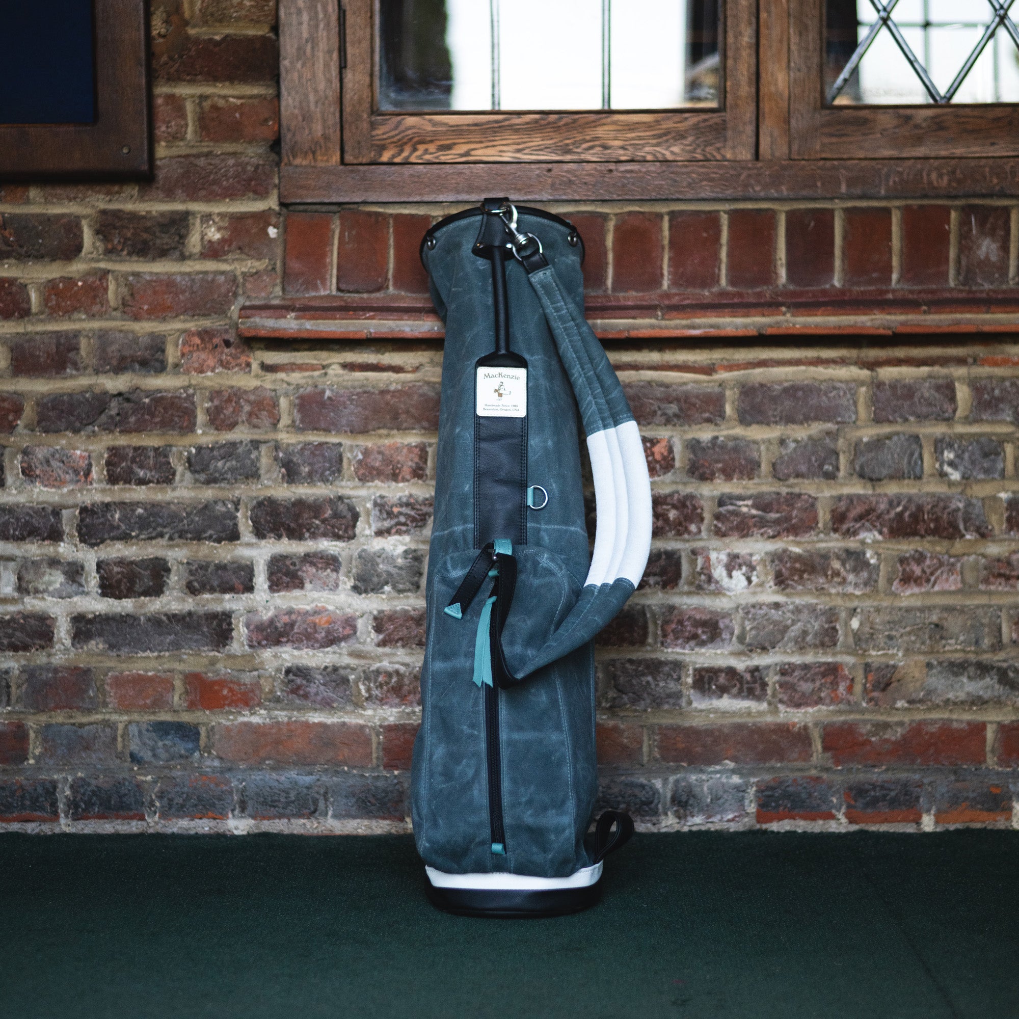 Fyfe Golf 22nd Edition MacKenzie bag in charcoal waxed canvas · view 5 of 6