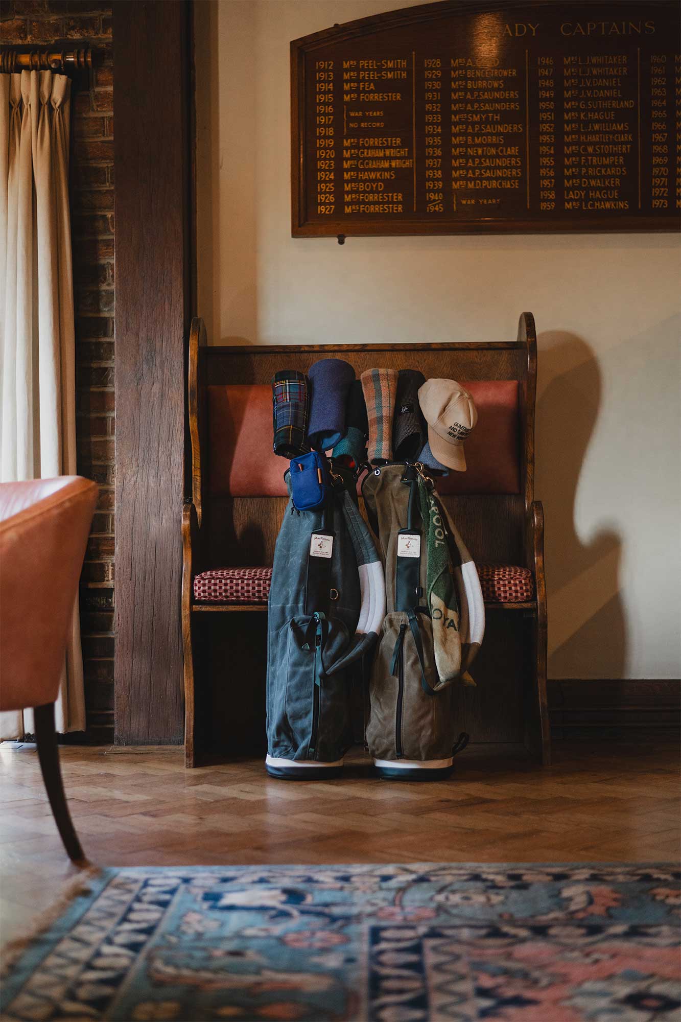 Fyfe Golf 22nd Edition MacKenzie bag in charcoal waxed canvas · view 6 of 6