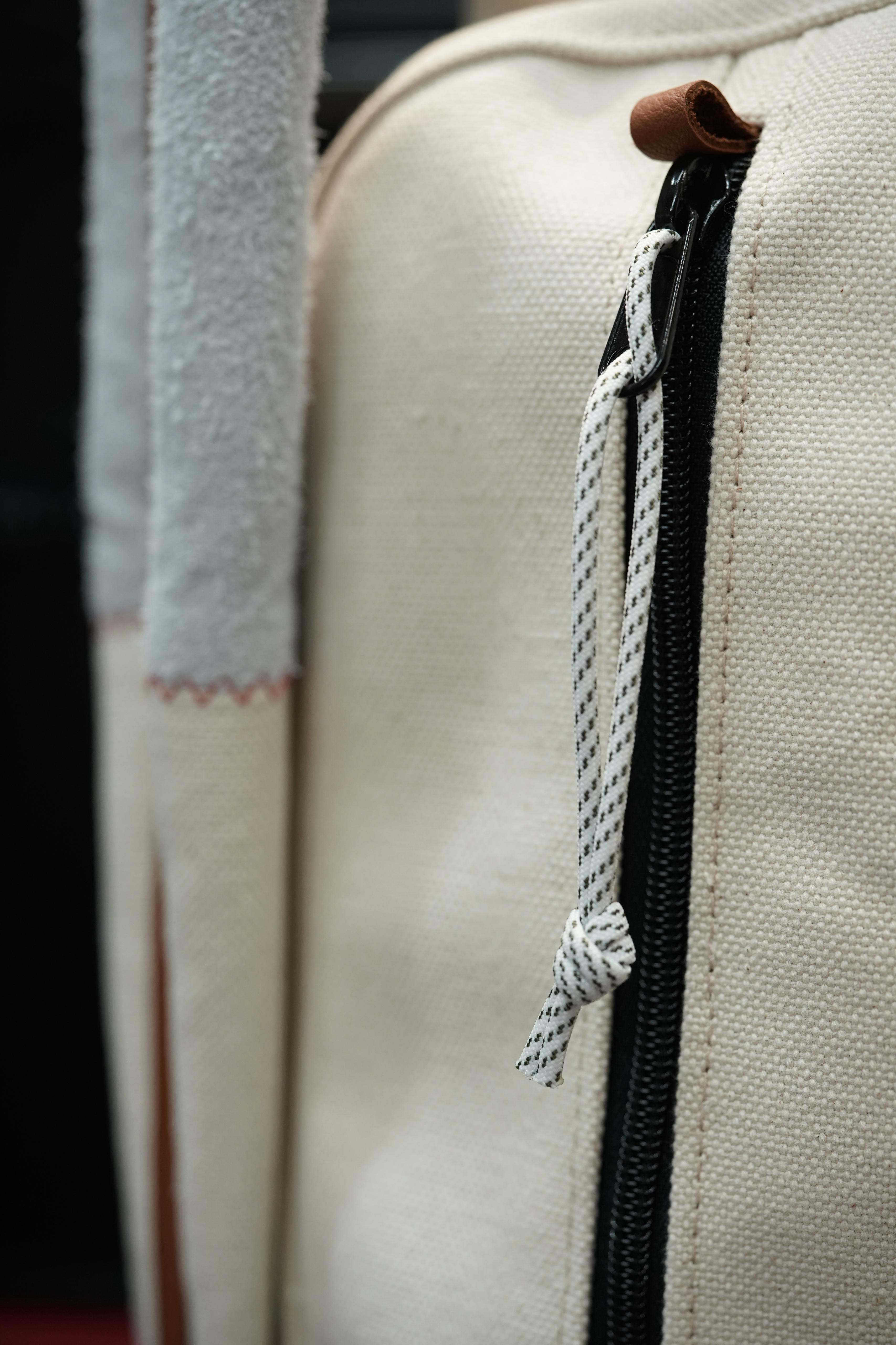 Fyfe Golf 19th Edition MacKenzie bag in raw duck canvas · view 4 of 6
