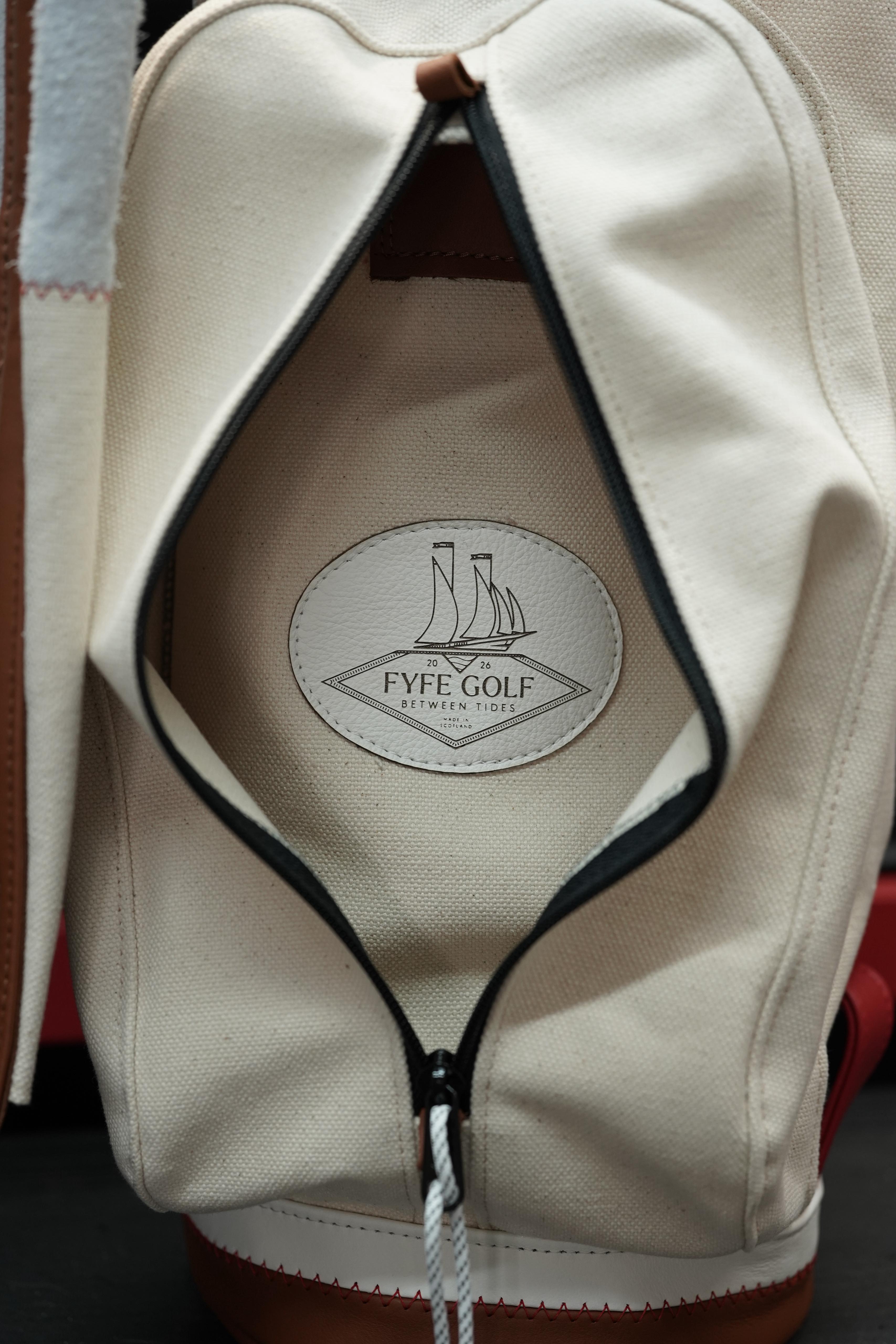 Fyfe Golf 19th Edition MacKenzie bag in raw duck canvas · view 5 of 6