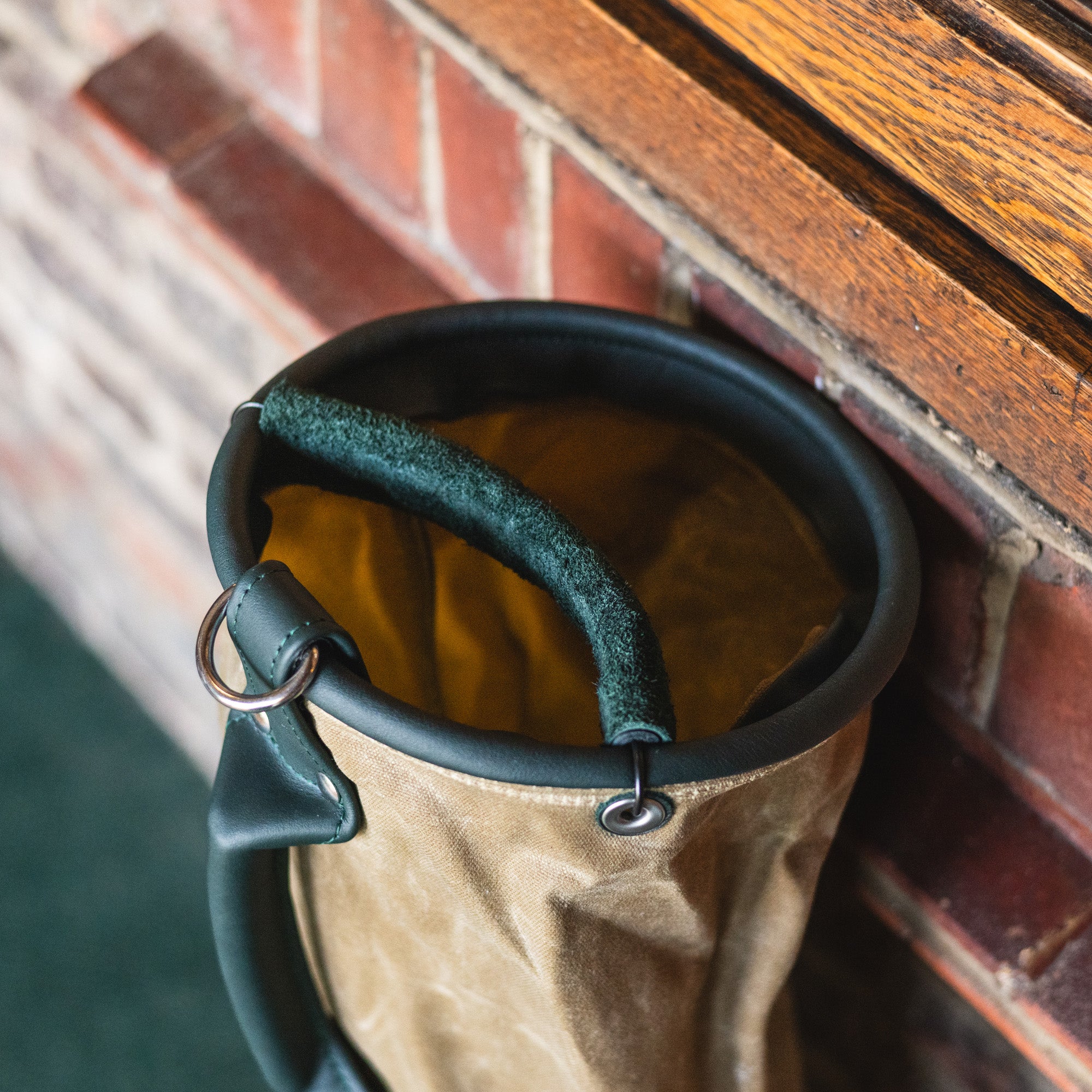Fyfe Golf 21st Edition MacKenzie bag in sage waxed canvas · view 3 of 6