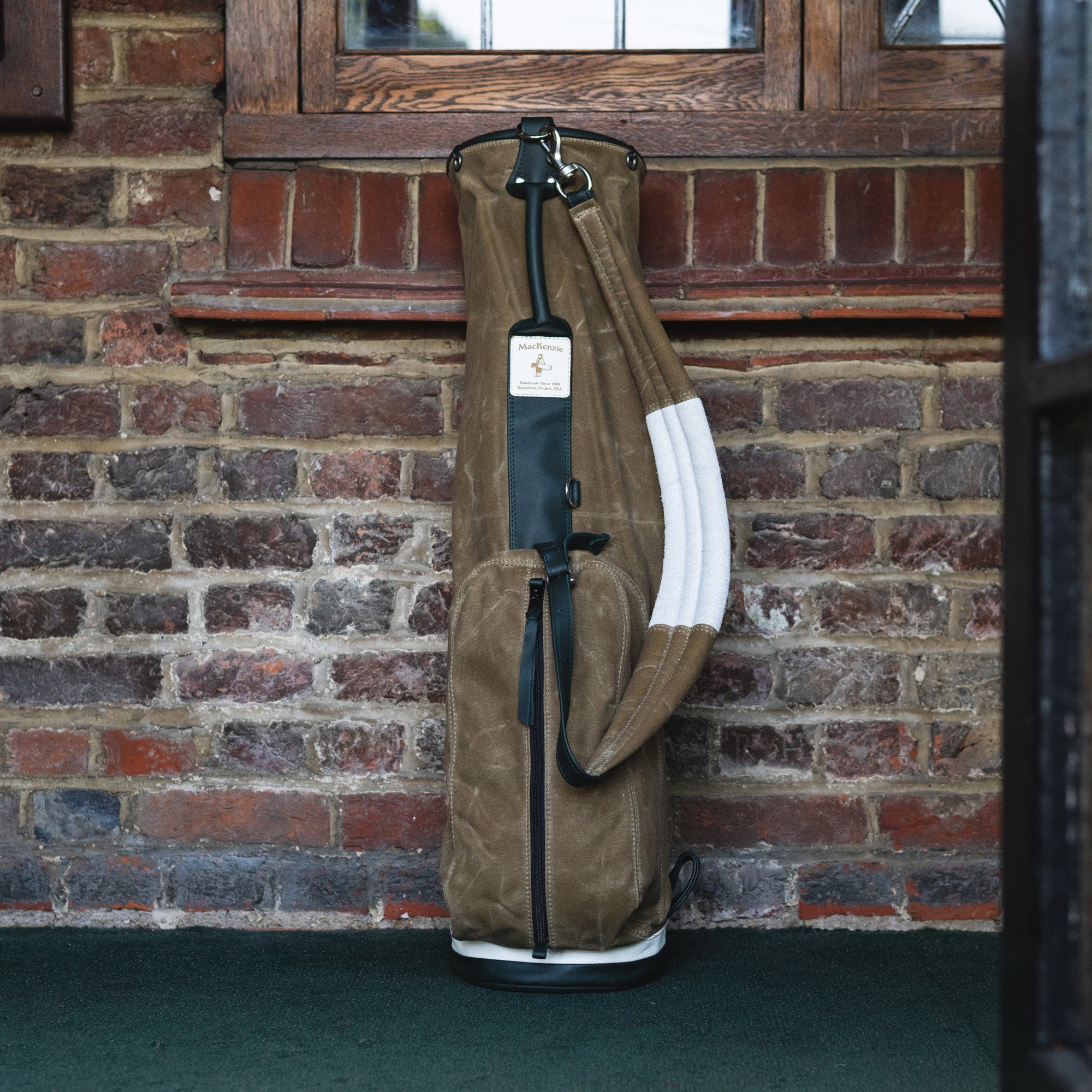 Fyfe Golf 21st Edition MacKenzie bag in sage waxed canvas · view 4 of 6