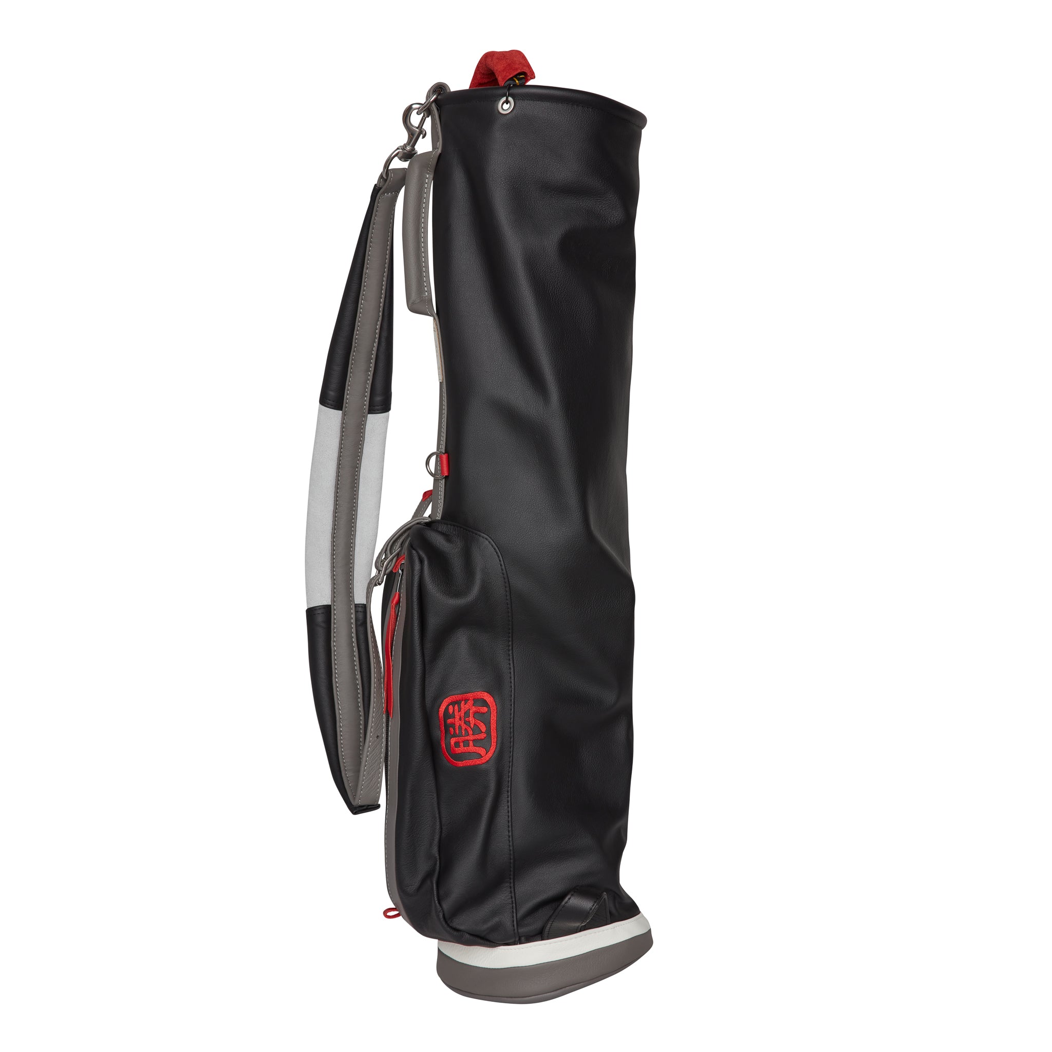 Kaicho MacKenzie Original Walker bag in black leather with Miura hanko stamp · view 1 of 2