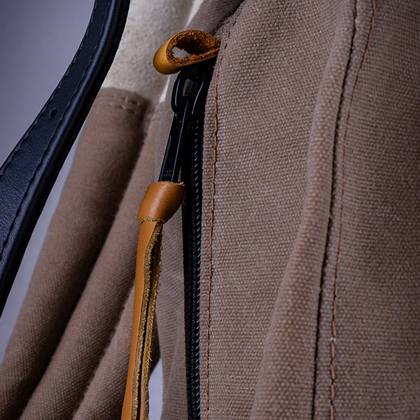Miura MacKenzie Original Walker bag in sage waxed canvas · view 4 of 5
