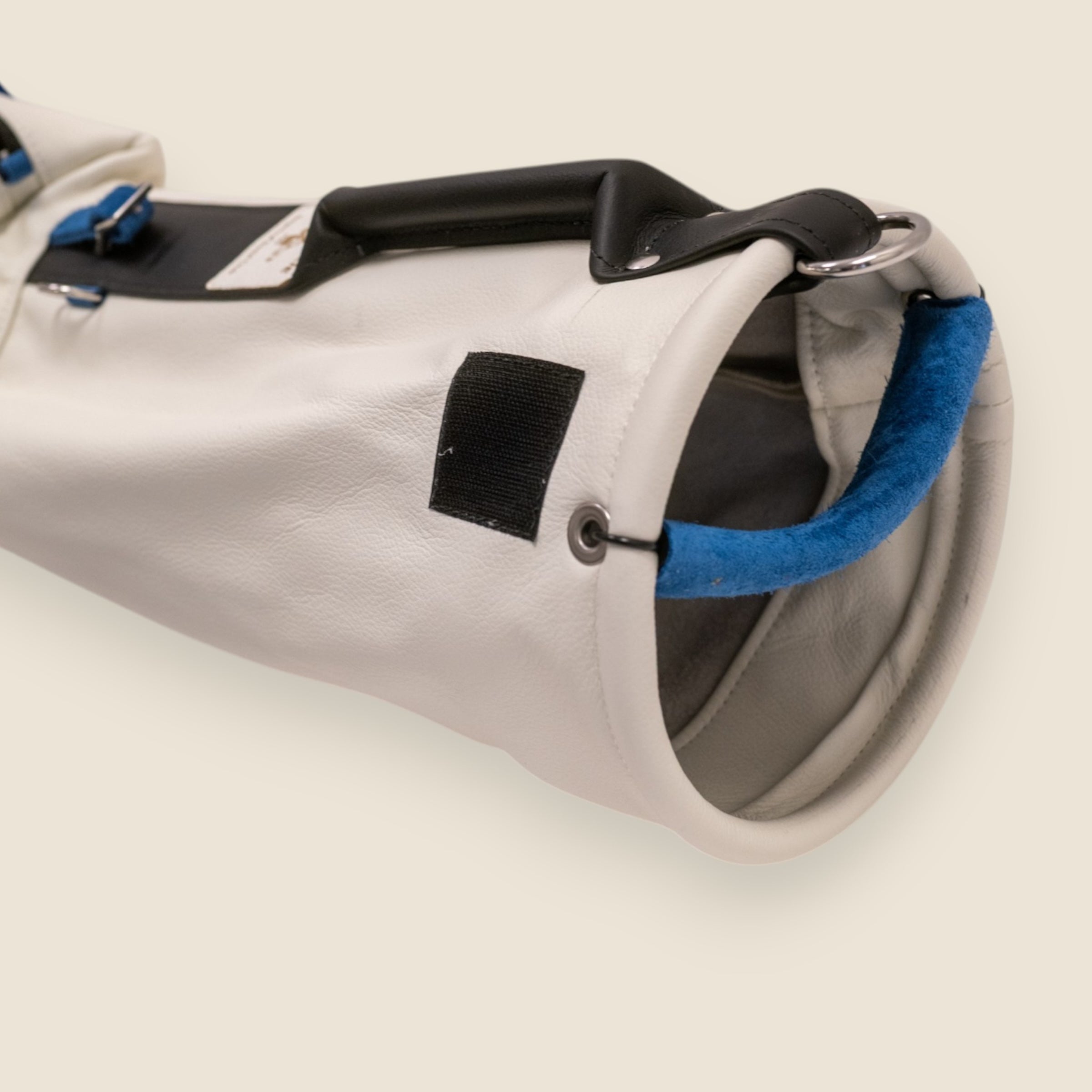 SSC x MacKenzie white leather Double Seve golf bag · view 6 of 6