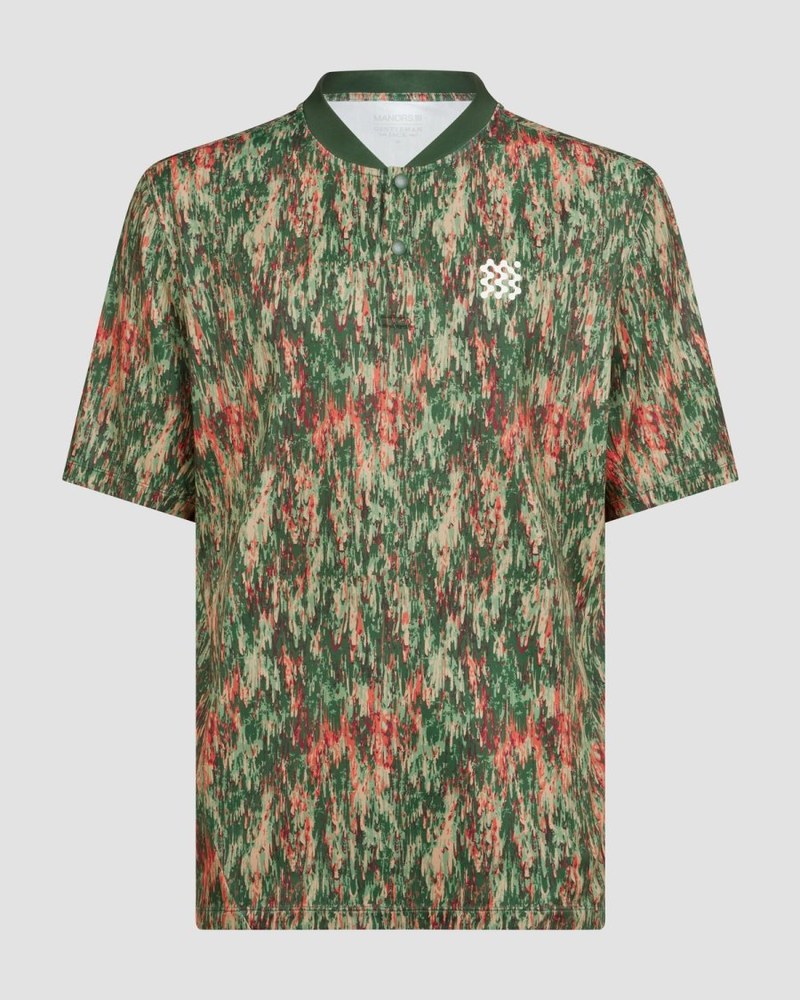 Gentleman Jack x Manors blade polo in pine green