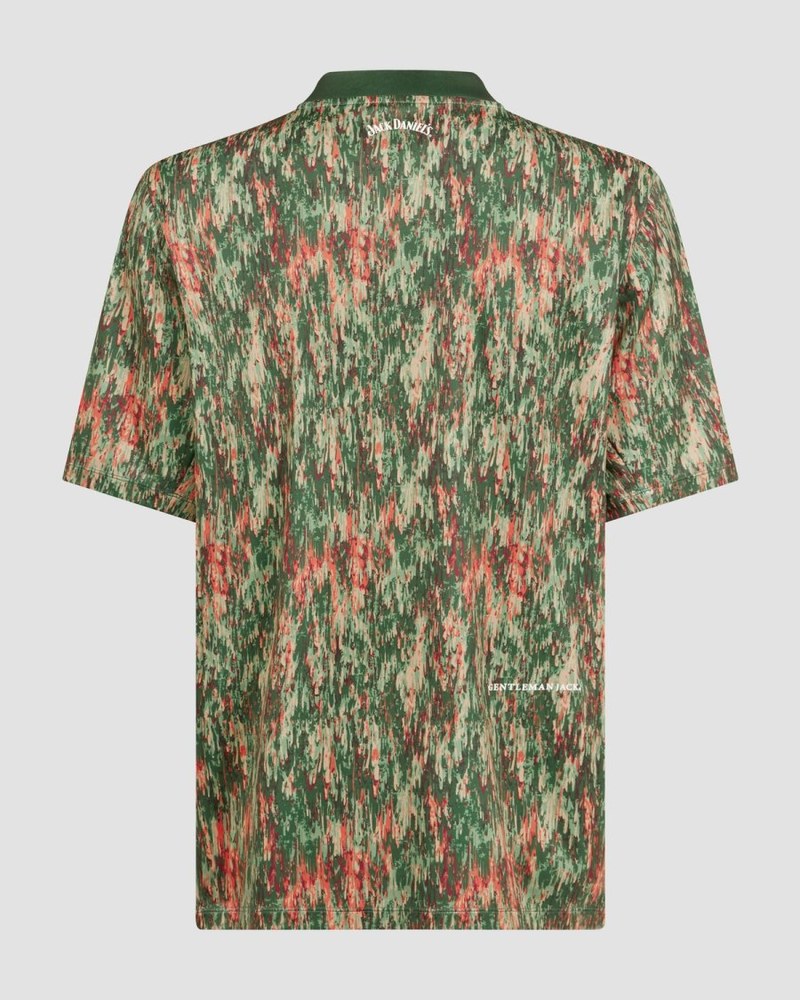 Gentleman Jack x Manors blade polo in pine green