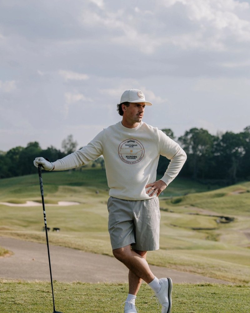 Gentleman Jack x Manors merino crewneck in antique