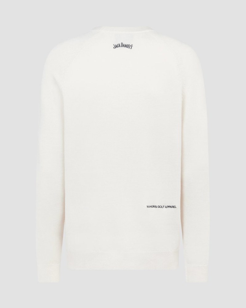 Gentleman Jack x Manors merino crewneck in antique