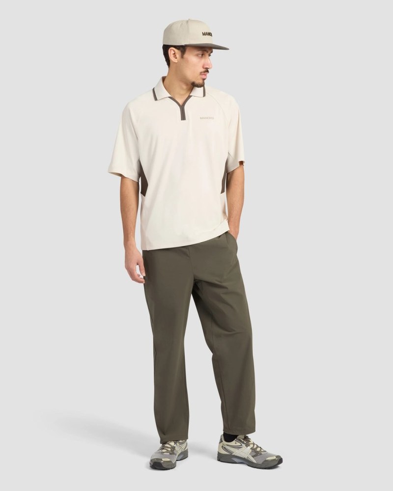 Manors club polo in black
