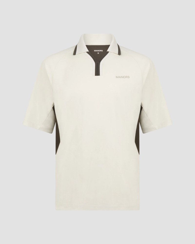 Manors club polo in black