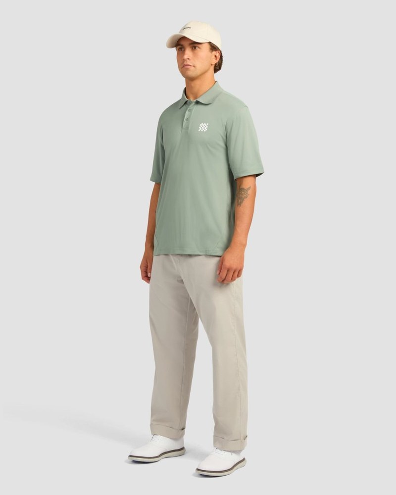 Manors Stableford Trouser in stone, wide cuffed workwear silhouette