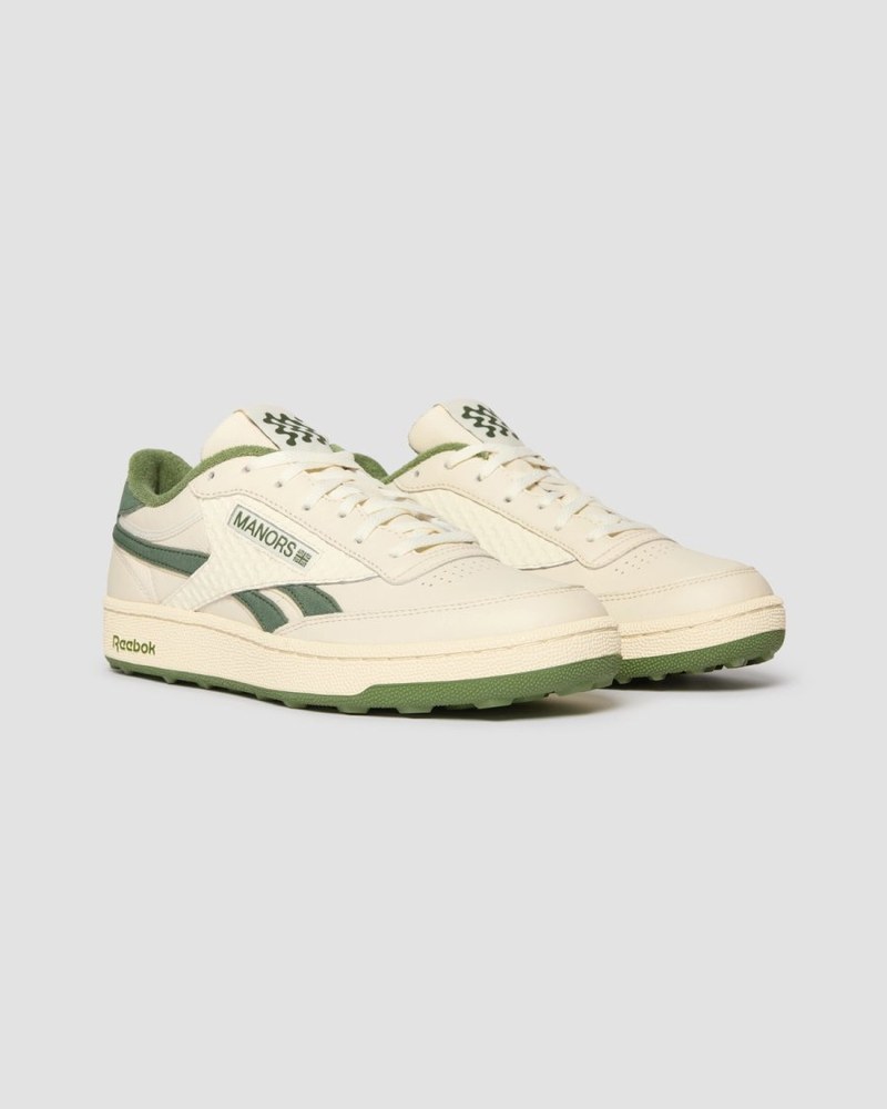 Reebok x Manors Club C Revenge golf shoe in legacy green