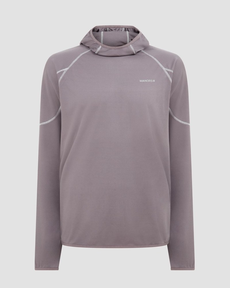 Manors Outsider Polartec hoodie in shark grey