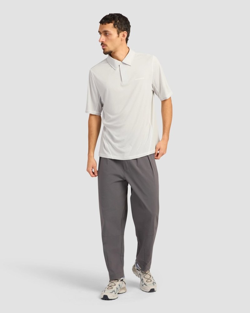 Manors Outsider Polartec polo in vapour