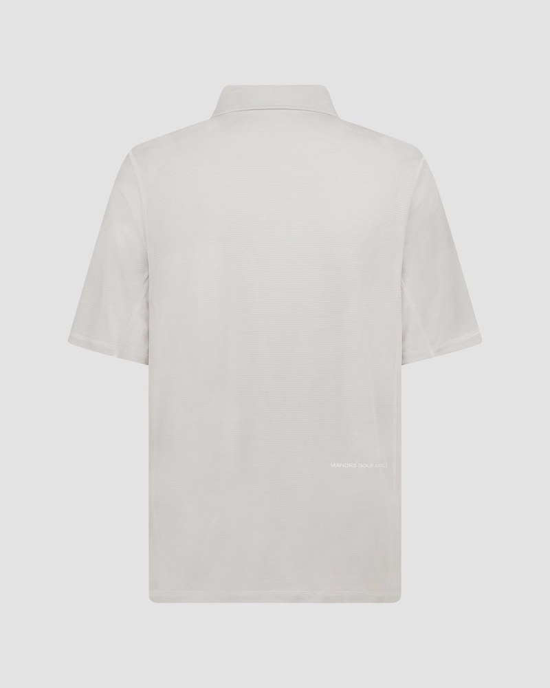 Manors Outsider Polartec polo in vapour