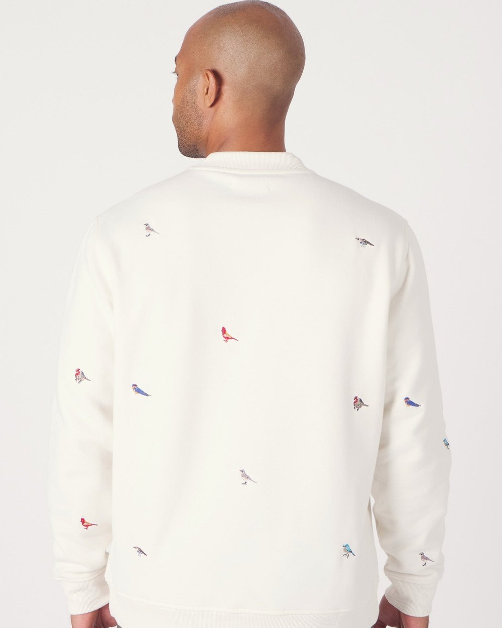 Mantra Legacy Crewneck Pullover, Birdie Embroidery · view 4 of 5