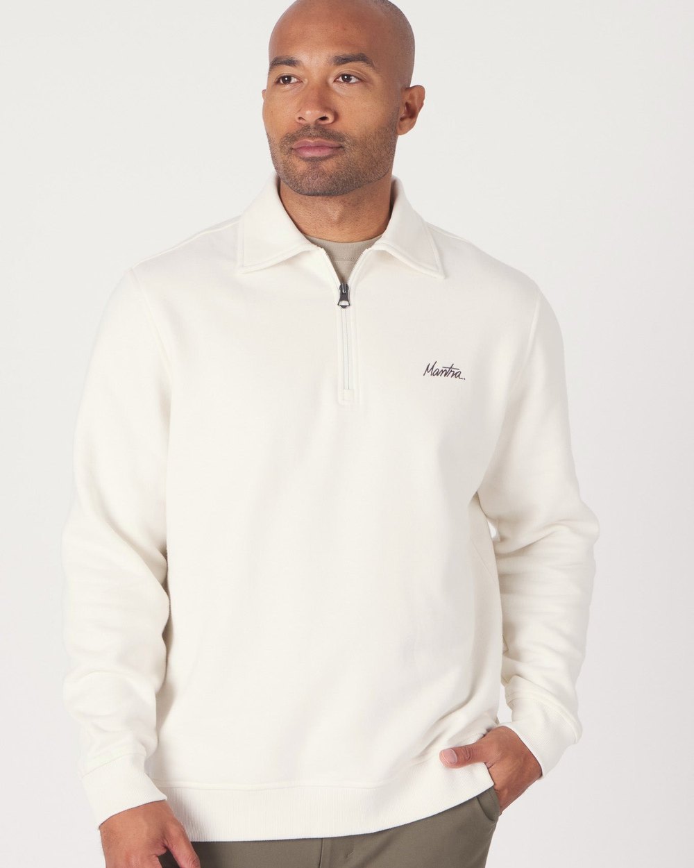 Mantra Legacy Quarter Zip, Sea Salt · view 1 of 4