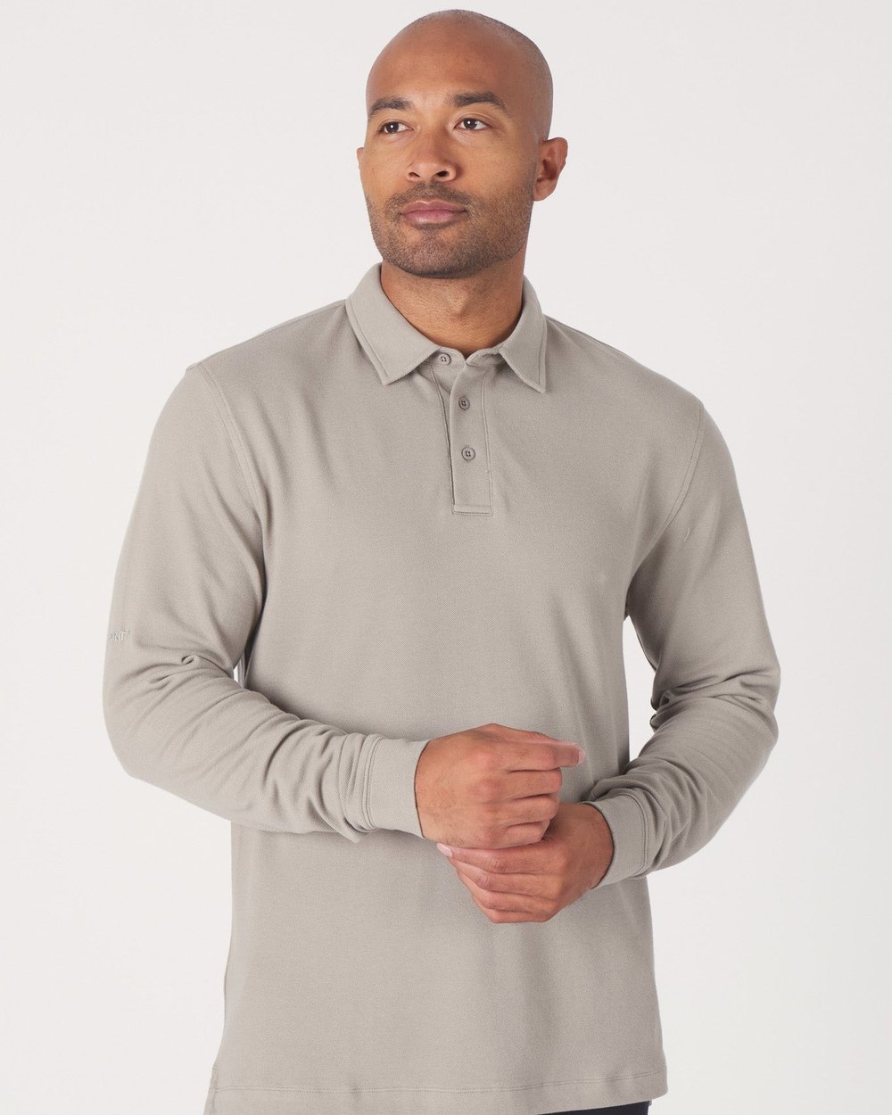 Mantra Pique Polo L/S, Clay · view 1 of 4