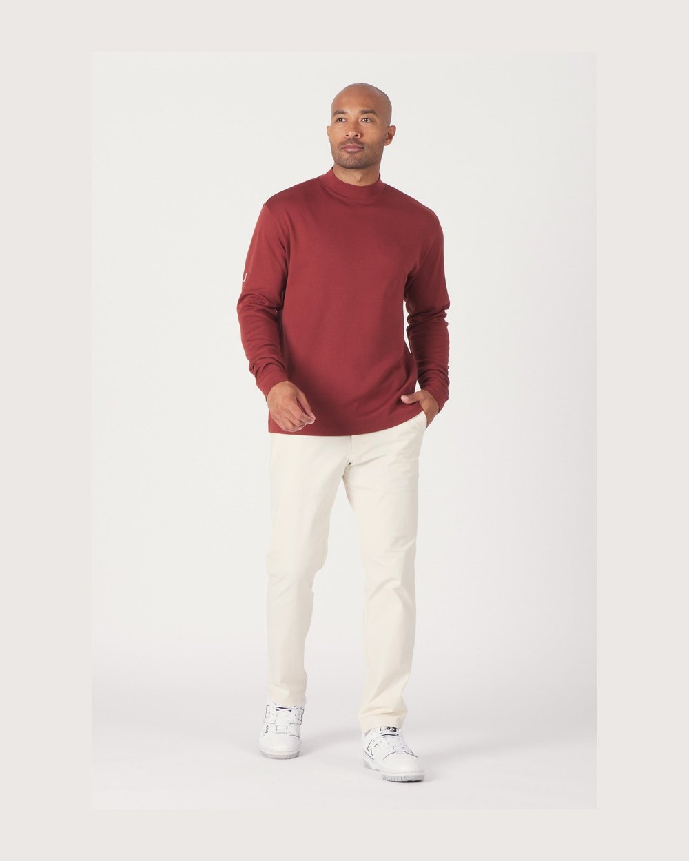 Mantra Signature Mock Neck L/S, Prickly Pear · view 1 of 4